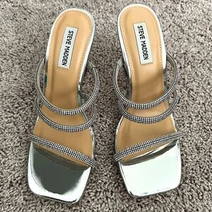 Steve Madden Rhinestone heels (never worn)